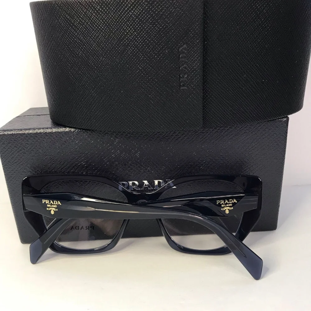 Authentic- New 💯 Original Prada 18WV Eyeglasses08Q1O1 -Blue optical eyeglasses